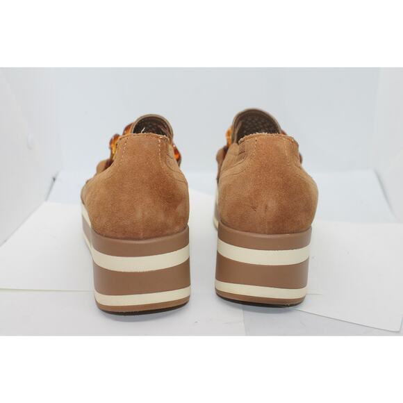 Dolce Vita Womens 'Jhenee' Brown Perf Platform Suede Loafers sz 10 - Picture 5 of 6